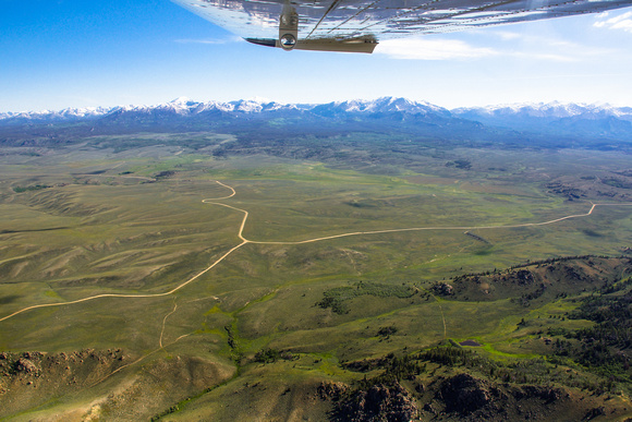 Elkhorn and Lander Cutoff Roads with the Wind River Range in the background (1 of 1)