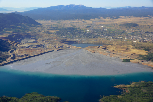 Berkely Pit tailings pond in Butte, MT