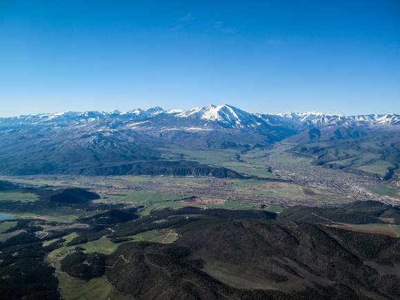 Mount Sopris - Thompson Divide boundary on right of image
