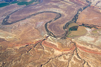 Dinosaur National Monument beyond river with December 2008 Deferred Lease Sale Parcels