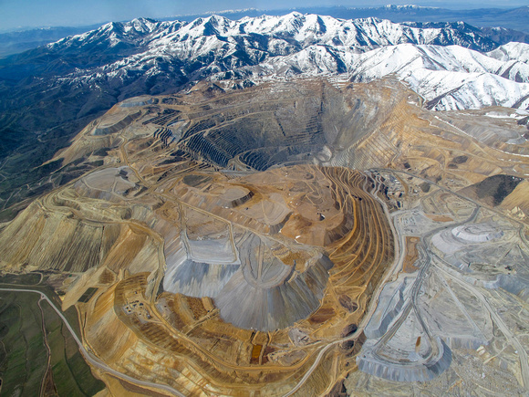 Bingham Canyon Open Pit Copper Mine, Utah