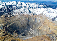 Bingham Canyon Open Pit Copper Mine