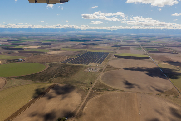 Solar Panels near Center, Colorado