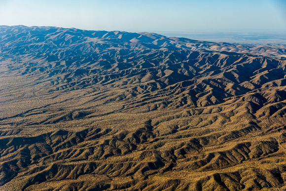 Temblor Range on the western edge of Carrizo Plain National Monument