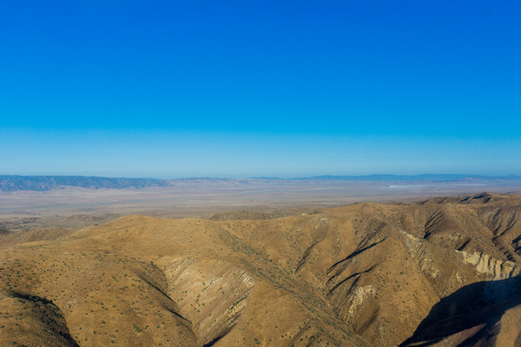 Temblor Range looking towards Carrizo Plain National Monument