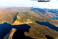 Seminoe Reservoir and Seminoe Mountains