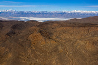 Conglomerate Mesa Owens Lake and Sierra Nevada Mountains in the distance