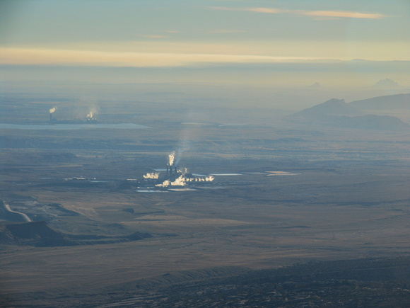 San Juan Generating Station and Four Corner Power Plant in the distance