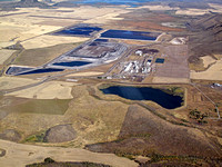 Idaho - Agrium's Conda Phosphate Fertilizer Plant and Gyp Stacks, Soda Springs