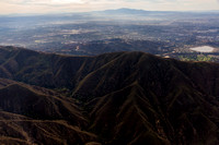 San Gabriel Mountains and LA