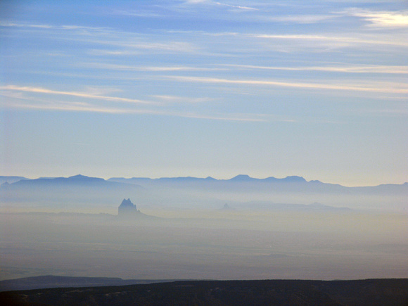 Shiprock Smog from Coal Combustion, New Mexico