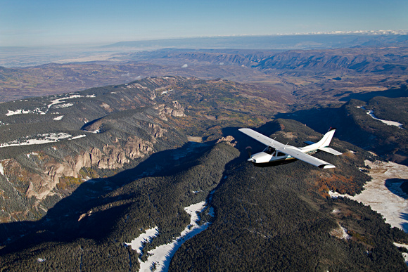 761XE EcoFlight over Colorado