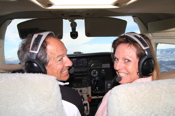 Bruce Gordon and Jane Pargiter  over Colorado