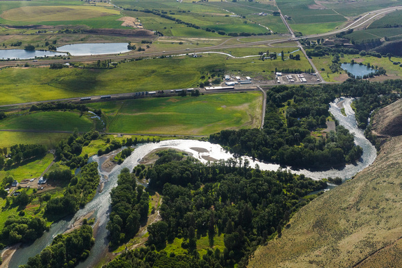 The Yakima River Basin supplies water for local agriculture