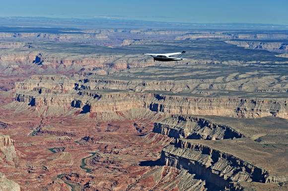EcoFlight’s 761XE over the Grand Canyon