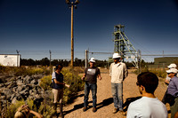 Engineers speaking with students at Canyon Uranium Mine