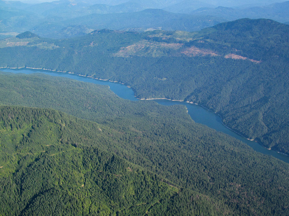 Upper Dworshak Reservoir.