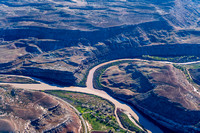 Dolores River confluence with Colorado River