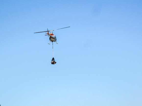 Orofino, Idaho - Fire Helicopter with Helicopter Bucket