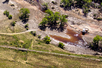 Crude oil leaking into the South Platte River near Milliken, CO