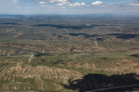Windmills outside of Evanston, WY