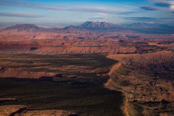 Looking back at Navajo Mountain from Sweet Alice Hills and the Colorado River (1 of 1)-2
