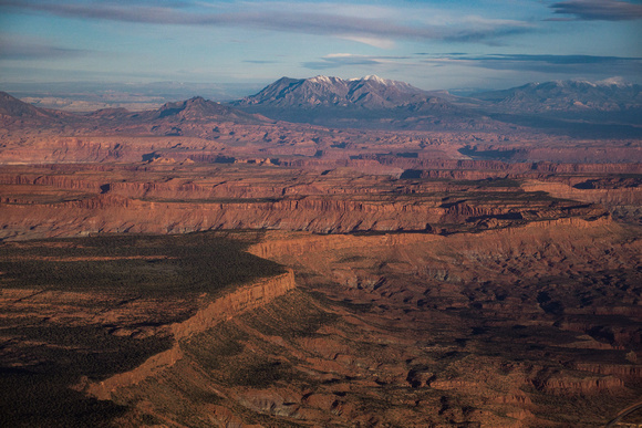 Looking back at Navajo Mountain from Sweet Alice Hills and the Colorado River (1 of 1)-3