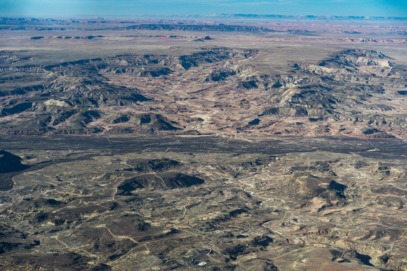Oil and gas pads near Montezuma Creek Navajo Nation