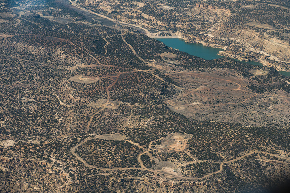 Oil and gas pads San Juan Basin Navajo Dam