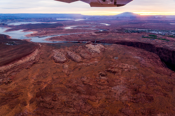 Glen Canyon Dam Lake Powell  and Navajo Mtn