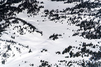 Snowmobile tracks Location 2