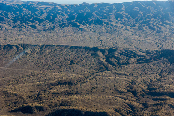 Tremblor Range in Carrizo Plain National Monument