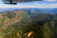 North Fork Flathead River and Apgar Mountains in Flathead National Forest