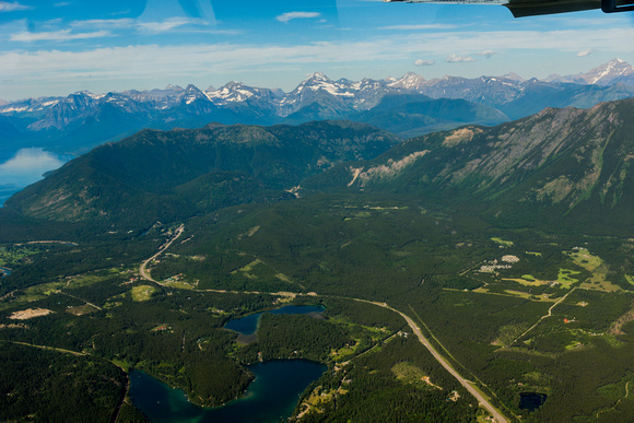 Looking towards Glacier National Park