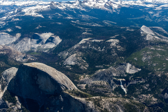 Half Dome Emerald Falls Yosemite National Park-3
