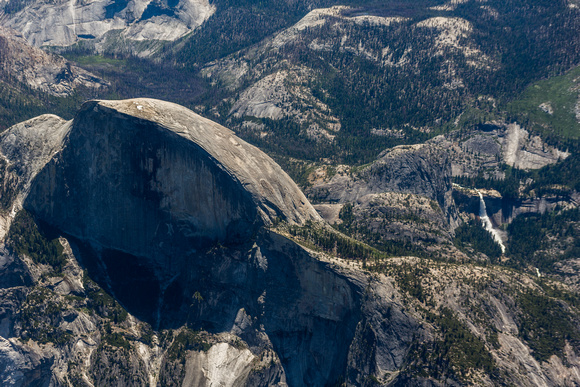 Half Dome Emerald Falls Yosemite National Park