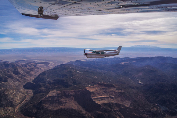 Air to Air over Colorado