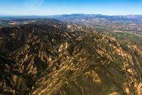 Northern side of the The Santa Susanna Mountains in the Rim of the Valley Corridor