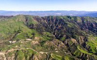 The Santa Susanna Mountains in the Rim of the Valley Corridor just north of Simi Valley