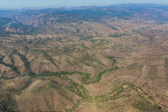 Looking towards Gila Wilderness and East Fork Gila River