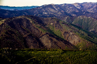 Burn site near Hemingway-Boulders Wilderness Area