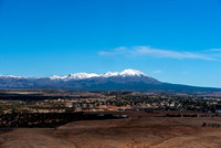 Blanding UT and Abajo Mountains