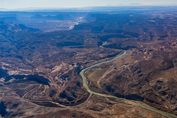Confluence Dolores and Colorado Rivers