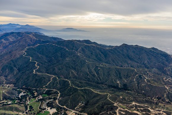 San Gabrial Mountains Rim of the Valley