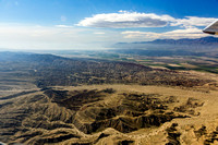 Mecca Hills looking towards Salton Sea and Coachella Valley