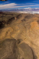 Congomerate Mesa Looking towards Owens Lake and Seirra Nevadas