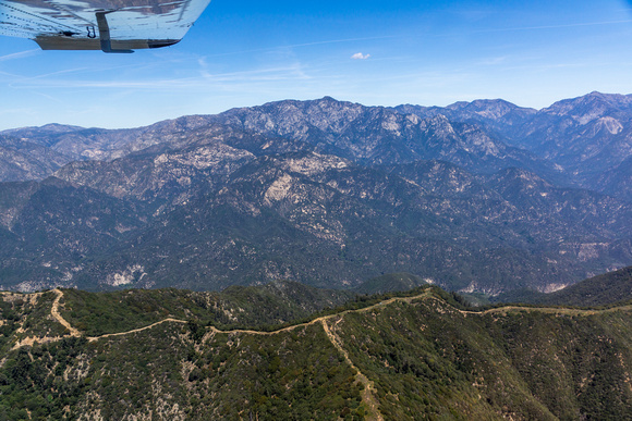 San Gabriel Mountains National Monument - wilderness in the distance