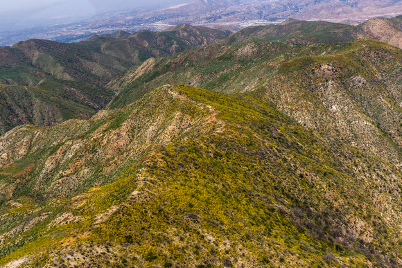 Magic Mountain Wilderness in San Gabriel Mountains National Monument looking towards Santa Clarita-4