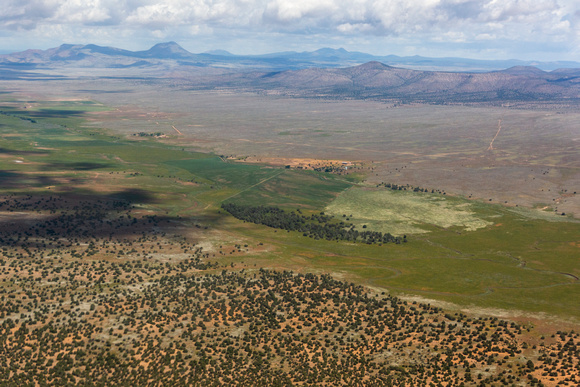 Chino Valley and Picacho Butte in distance