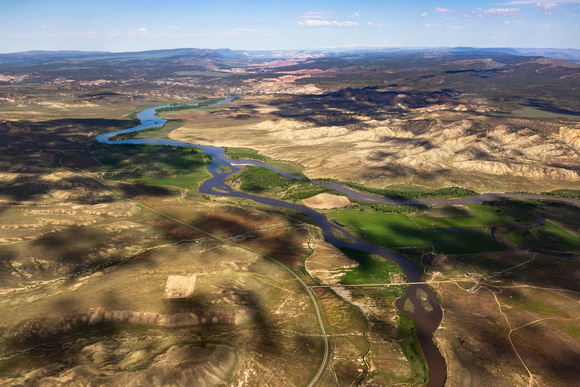 Confluence of Yampa and Little Snake Rivers